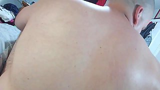 Petite Goth Sits On Face, Rides Cock Reverse, And Gets A Messy Facial While Wearing Crotchless Lace Panties And Socks