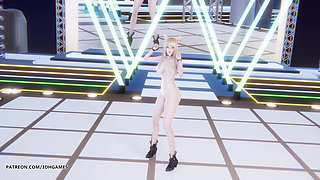 [mmd] T-ara - so Crazy Ahri Sexy Naked Dance League of Legends Uncensored Hentai