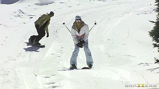 Tease On Skis With Jordan Ash, Jessica Nyx - Brazzers