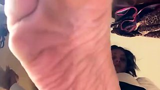 Black Amateur Explore Hot Foot Fetish