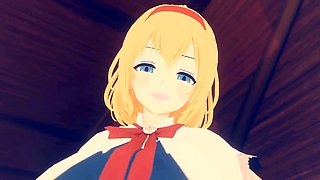 Vore pov, mmd touhou, giantess animation