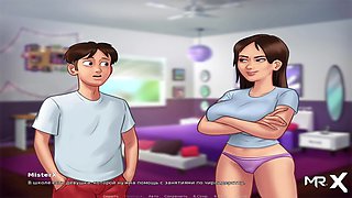 Summertime saga - Jerk off a Little on Bed E1 # 77