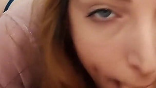 Super sloppy blowjob with Liz Rainbow