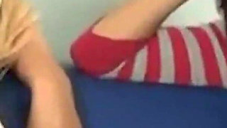 Pussy Juice Rubbing Lesbian Scissoring with Cougar MILF