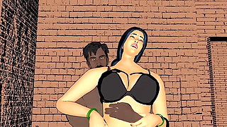 Sex with a sexy girl animation 3d video