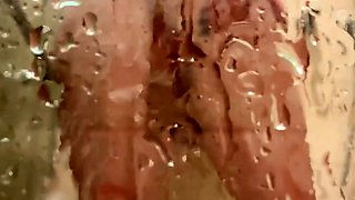 Amateur shower fucking