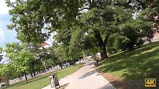 Hunt4k. boy pays enrapturing tourist money for quickie at his place