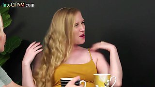 CFNM British femdom ladies give group hardcore deep throat