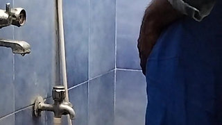 Tamil couple bathing doggy fuck