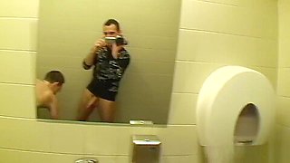 Public Bathroom Two Guys Fucking Spanish teen 18+