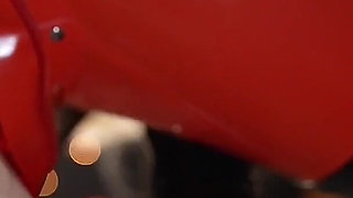 Sex in a Red Latex Catsits!