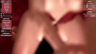 Demon and pretty woman Elastigirl Helen Parr Asshole Fuck The Incredibles