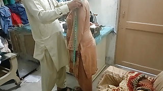 Lovely A Hot bhabhi comes in Tailor Shop