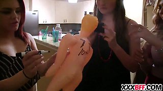 Adorable bachelorette fest fucking