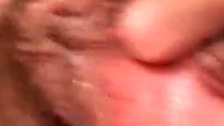 Hairy BBW chick loves to masturbate with her dildo toy