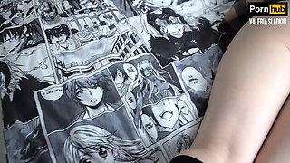 Anal Orgasm of My Valeria Sladkih . Cum Spurts Out of Her Ass.