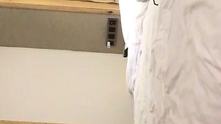 Hot black teen dressing up on hidden cam