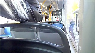 Homemade pov vid shows me suck rod on a public bus
