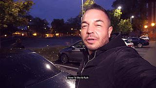 Andy fucks Liz at a main road in the heart of Berlin - Hitzefrei