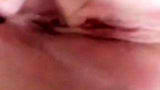 Busty curly brunette with big boobs fucks on couch