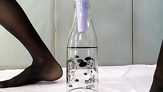 I Pee Into a Bottle Through a Funnel