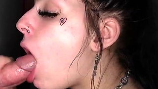 Girl Blowing A Big Hard Cock From Glory Hole