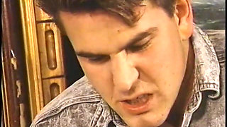 Big boobs vintage threesome fucking big cock sucking