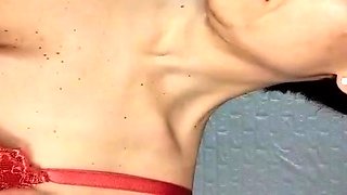 Big boobs milf masturbates with her dildo