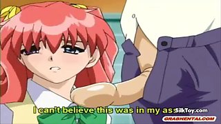 horny redhead anime teen suck big cock