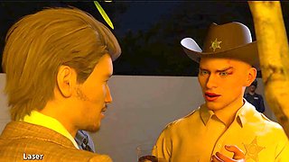 Threesome 3D animation with Misskitty2k in an aquarium setting