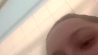 BBW Plays in the Shower