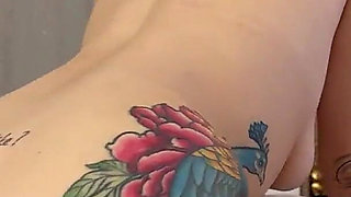 Virtual Sex and Hard Fuck with My Roomate, Fills My Pussy with Milk