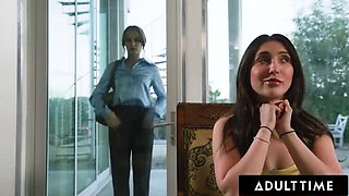 Lesbian Babysitter Lilly Bell Spanks & Dominates Bratty Jane Wilde - Hardcore HD Sex!