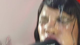 Crazy Ana Sucks BBC Mercilessly