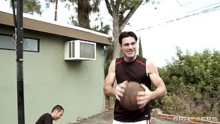 Air Juggs With Charles Dera, Haley Cummings, Alanah Rae - Brazzers