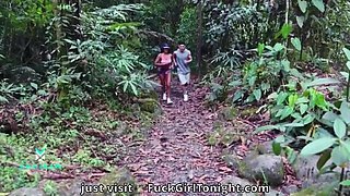 Cuckold husband organizes an unexpected threesome in a public river