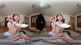 Asian cutie hot VR erotic video
