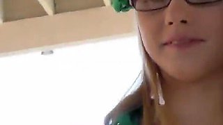 Hannah Hays Is Just A Horny Slut In A Cute Scout Outfit Looking For Cock