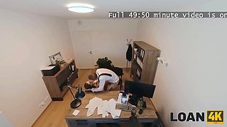 Loan4k. she came for currency, she got a huge clerk’s sausage first ever