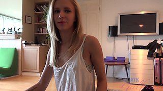 Creampie ending for a skinny ex girlfriend - POV compilation