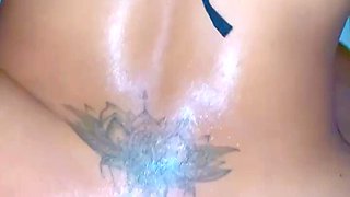 First Anal Lends Itself to Filling Her Ass with Milk