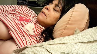 Stepmother Imagining It Was a Dream and It Was Reality, Stepson Fucks Her with Great Desire