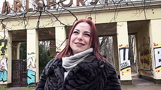 GERMAN SCOUT - Curvy German Saggy Tits Girl Emma Fox