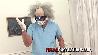 Alluring cougar seductress medical fetish