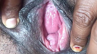 desi bhabhi showing a little bit inside of pussy, the pink part