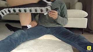 Hot Cheerleader Candice Delaware Masturbates with Vibrator - Small Tits Amateur Orgasm