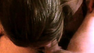 British Teen Slut Olivia Sucks His Older Cock And Balls