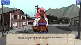 Sexy exorcist in anime ecchi adventure, summertime saga style