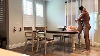 Fuck My Buddy’s Wife on the Dining Table While He’s Out of Town