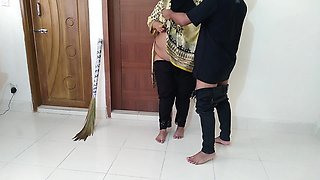 Big Ass & Huge Boobs Hijabi Maid Fucked by Owner When She Cleaning His Bedroom
